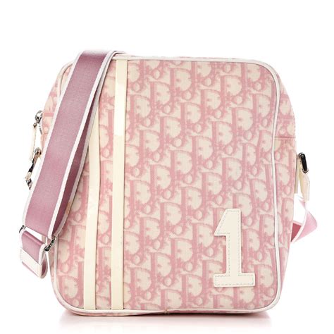 pink Dior monogram bag